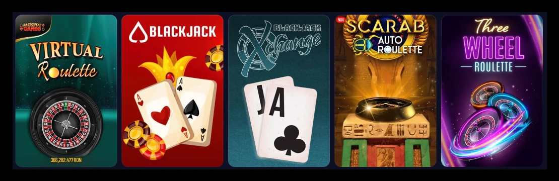 Swiper Casino TOP Card Games